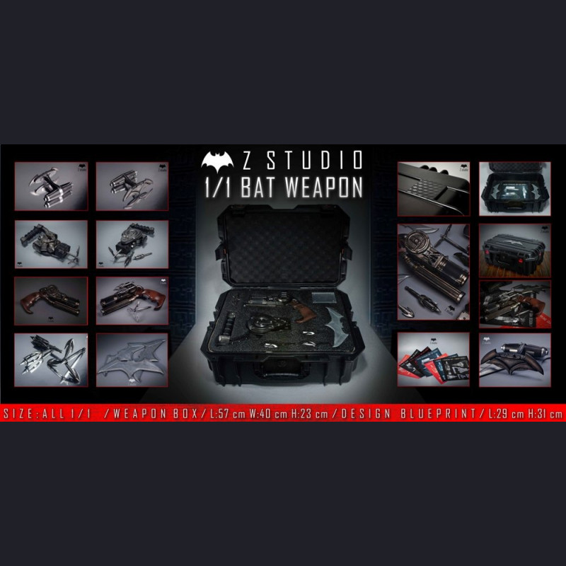 Z Studio - Cinematic-Grade Batman Weapon Replica Collection - First Series (Ben Affleck Edition)