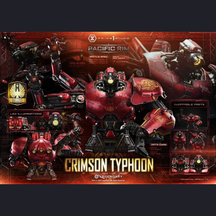 Prime 1 Studio - Crimson Typhoon Life Size Bust – Pacific Rim