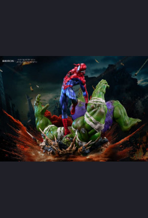 PING JIANG CREATIVE - Spider Man vs Hulk