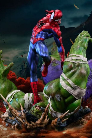 PING JIANG CREATIVE - Spider Man vs Hulk