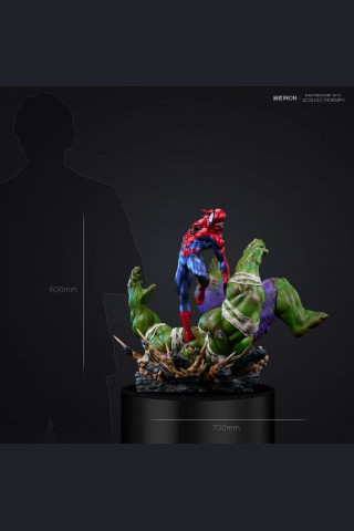 PING JIANG CREATIVE - Spider Man vs Hulk
