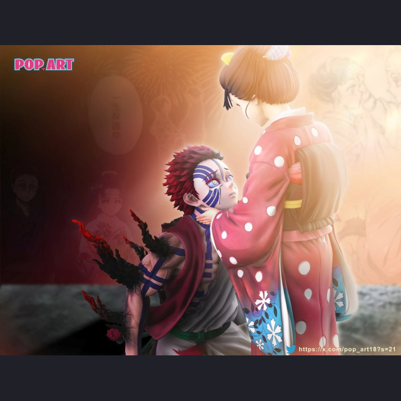 POP.ART - Akaza & Koyuki - Demon Slayer