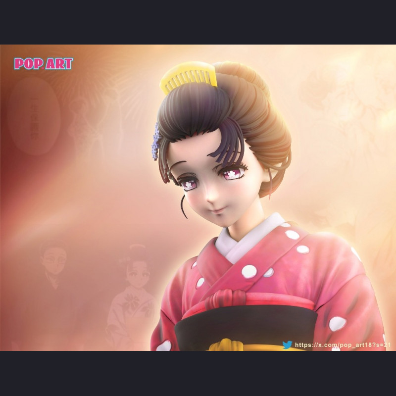 POP.ART - Akaza & Koyuki - Demon Slayer