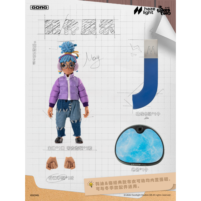 Popmart x Gong - Cody & May (Winter) – It takes two