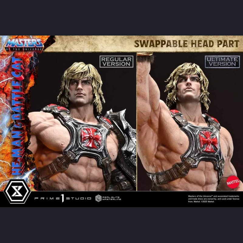 Prime 1 Studio - He-Man & Battle Cat (REMMOU-01/01UT/01UTS)