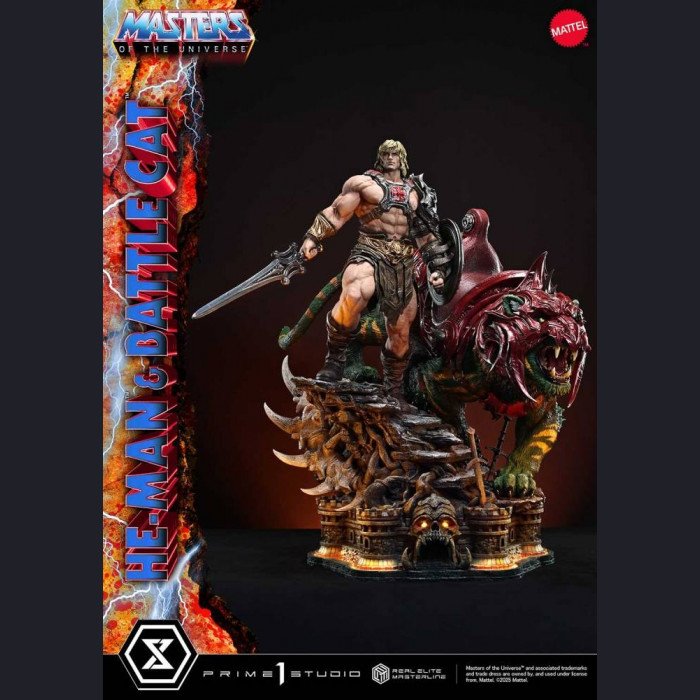 Prime 1 Studio - He-Man & Battle Cat (REMMOU-01/01UT/01UTS)