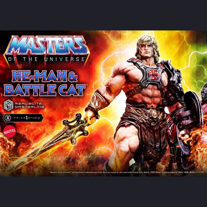 Prime 1 Studio - He-Man & Battle Cat (REMMOU-01/01UT/01UTS)