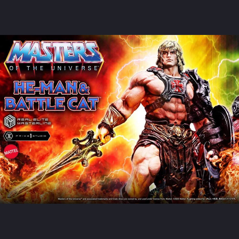 Prime 1 Studio - He-Man & Battle Cat (REMMOU-01/01UT/01UTS)
