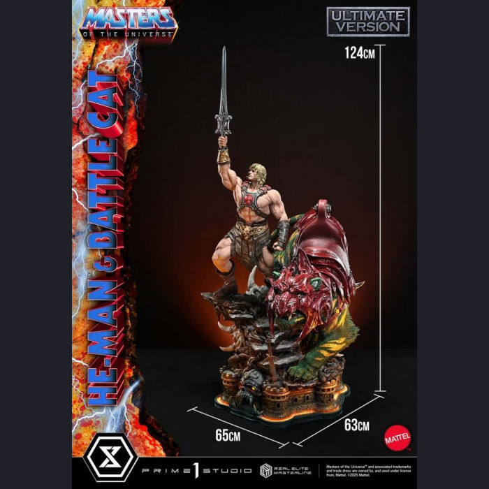Prime 1 Studio - He-Man & Battle Cat (REMMOU-01/01UT/01UTS)
