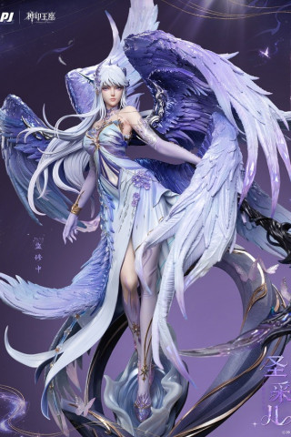 PiJi Studio-Sheng Caier Divine Armor-Premium Collection Statue-Throne of Seal Animation