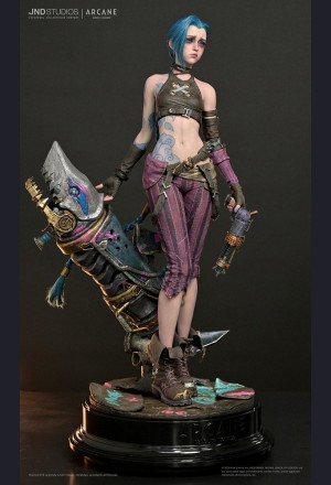 JND STUDIOS HMS - 028 - JINX of ARCANE - League of Legends