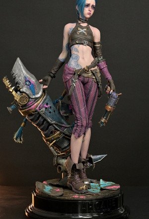 JND STUDIOS HMS - 028 - JINX of ARCANE - League of Legends