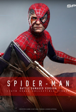 Hot Toys - 1/6 Scale Spider-Man MMS859 (Battle Damaged Version)