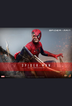 Hot Toys - 1/6 Scale Spider-Man MMS859 (Battle Damaged Version)