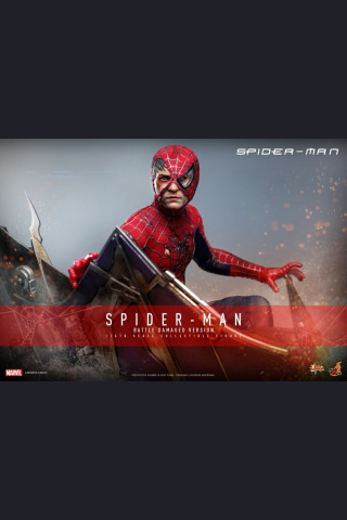 Hot Toys - 1/6 Scale Spider-Man MMS859 (Battle Damaged Version)