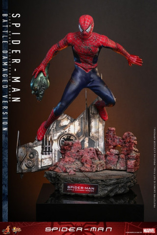 Hot Toys - 1/6 Scale Spider-Man MMS859 (Battle Damaged Version)