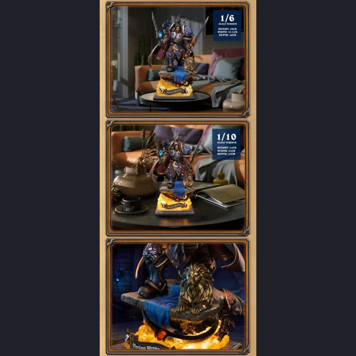 HEX Collectibles  - Varian Wrynn Premium Statue (1/10 1/6)