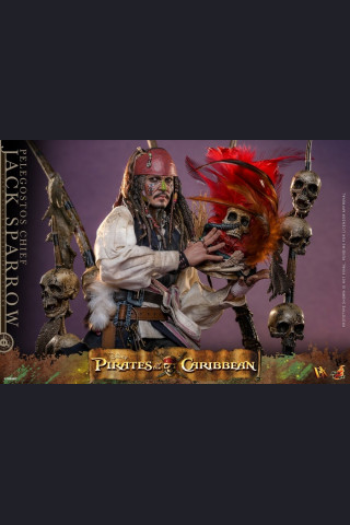 Hot Toys DX48 1/6 Scale Pelegostos Chief Jack Sparrow