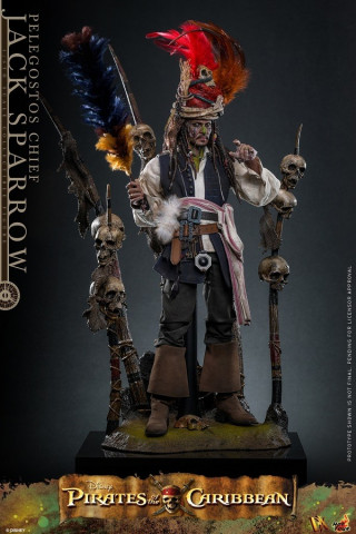 Hot Toys DX48 1/6 Scale Pelegostos Chief Jack Sparrow