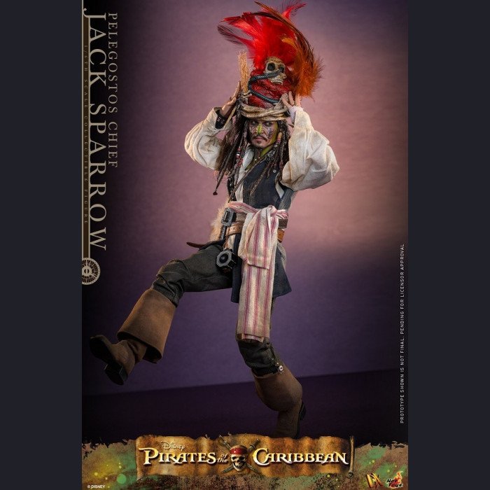 Hot Toys DX48 1/6 Scale Pelegostos Chief Jack Sparrow