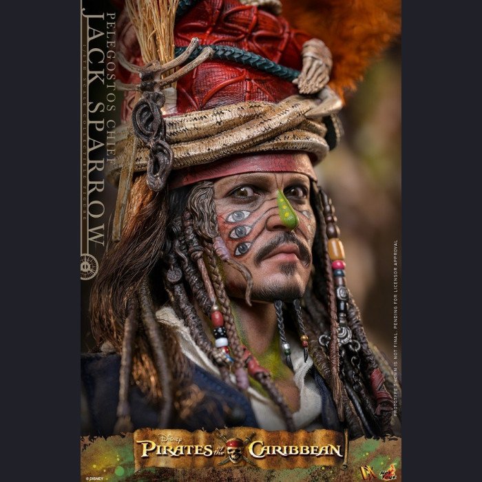Hot Toys DX48 1/6 Scale Pelegostos Chief Jack Sparrow