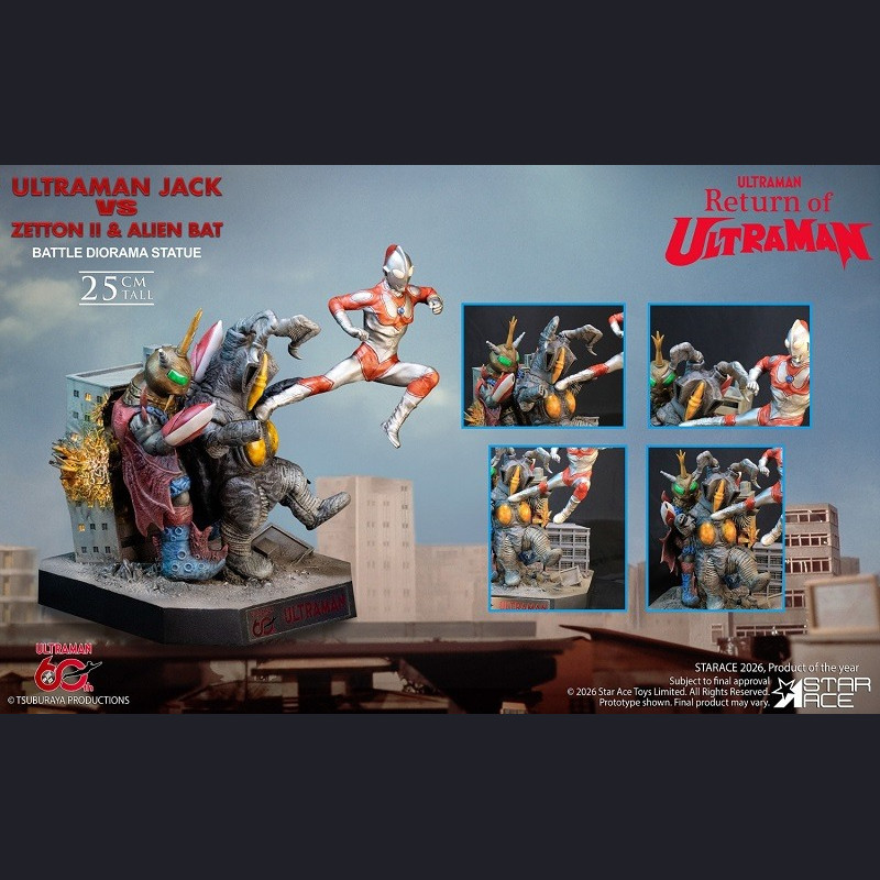 Star Ace Toys - Ultraman Jack vs Z-Ton II& Alien Bat - Return of Ultraman