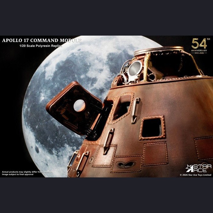 Star Ace Toys - Command Module Model - Apollo 17