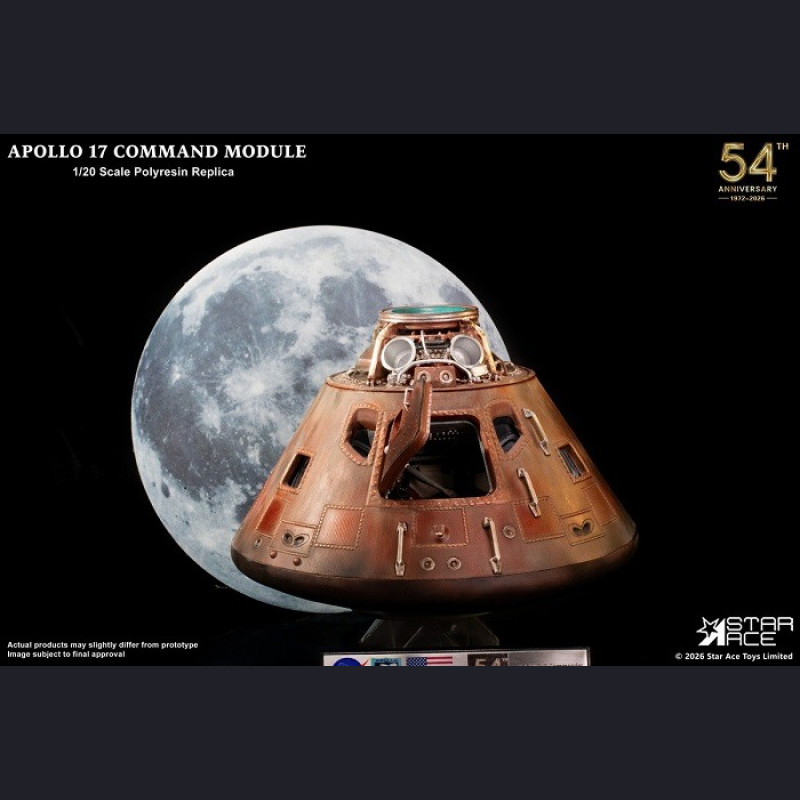 Star Ace Toys - Command Module Model - Apollo 17