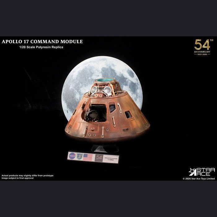 Star Ace Toys - Command Module Model - Apollo 17