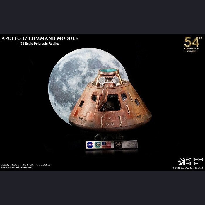 Star Ace Toys - Command Module Model - Apollo 17