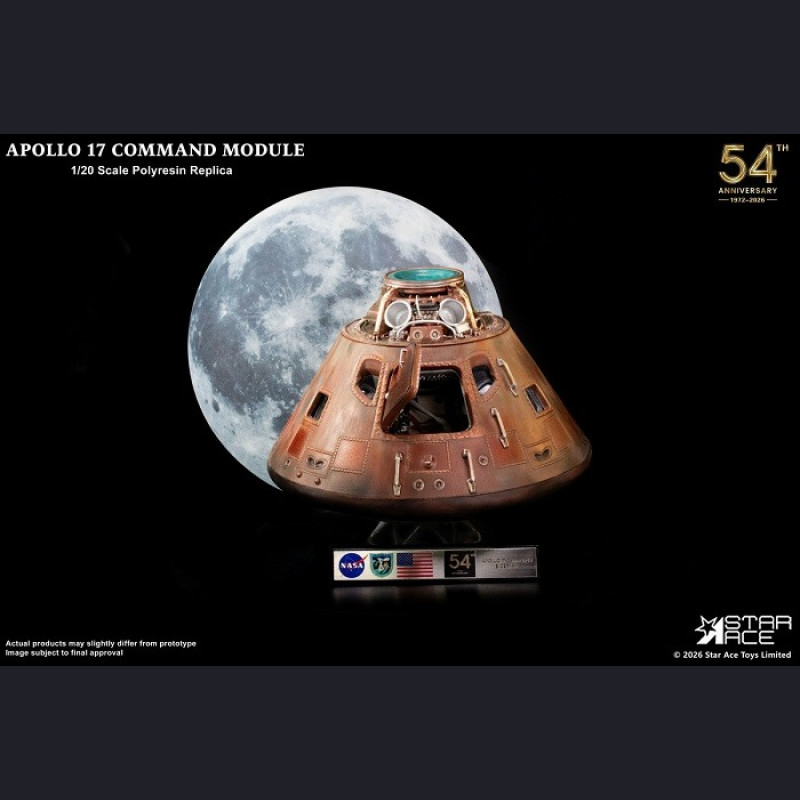 Star Ace Toys - Command Module Model - Apollo 17
