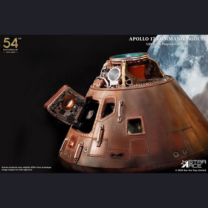 Star Ace Toys - Command Module Model - Apollo 17