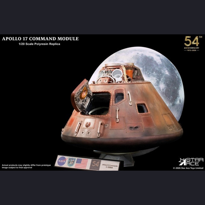 Star Ace Toys - Command Module Model - Apollo 17
