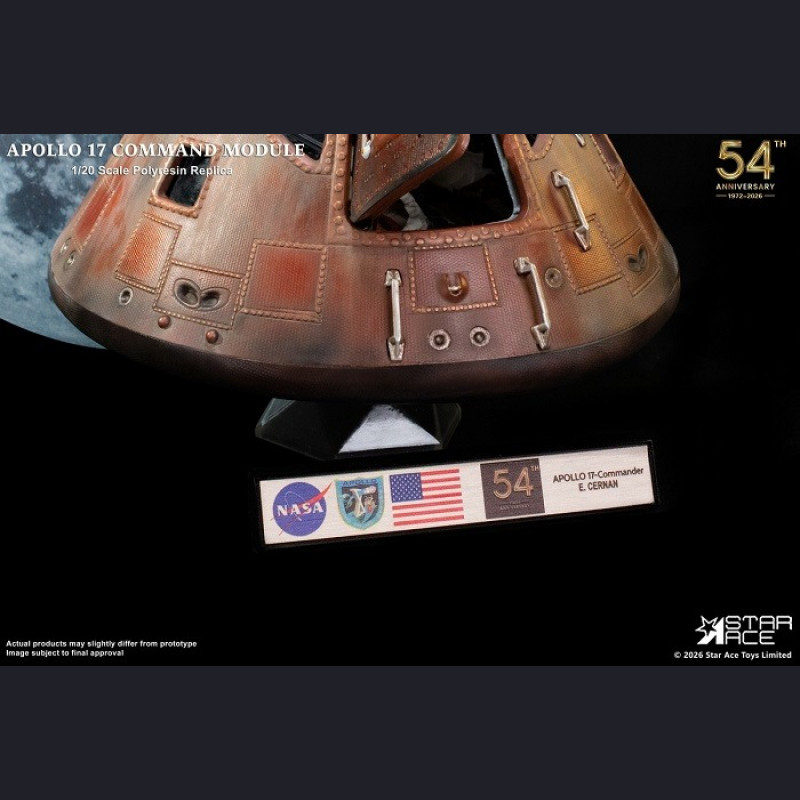 Star Ace Toys - Command Module Model - Apollo 17