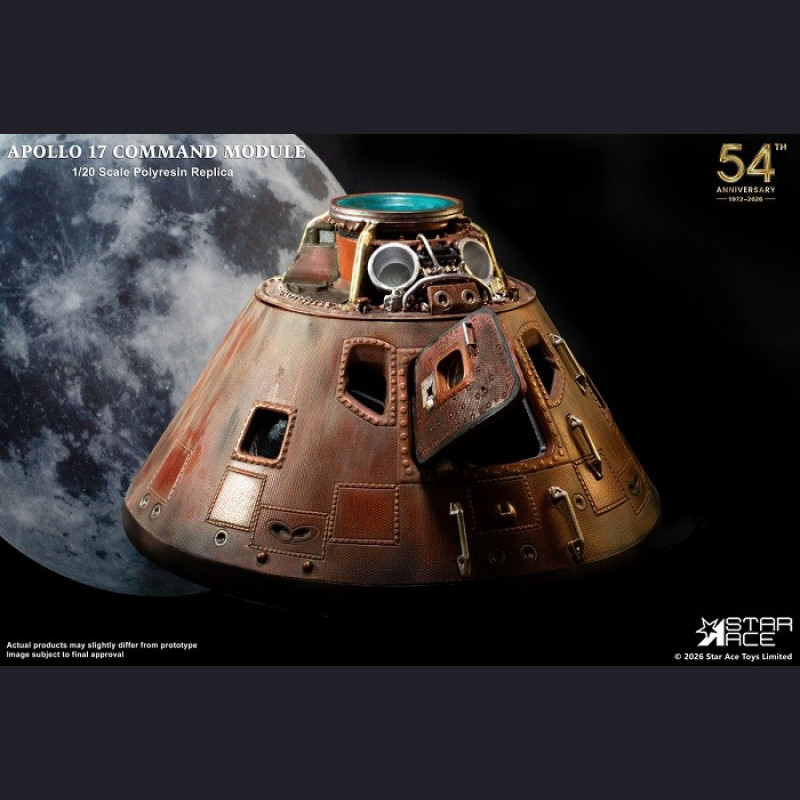 Star Ace Toys - Command Module Model - Apollo 17