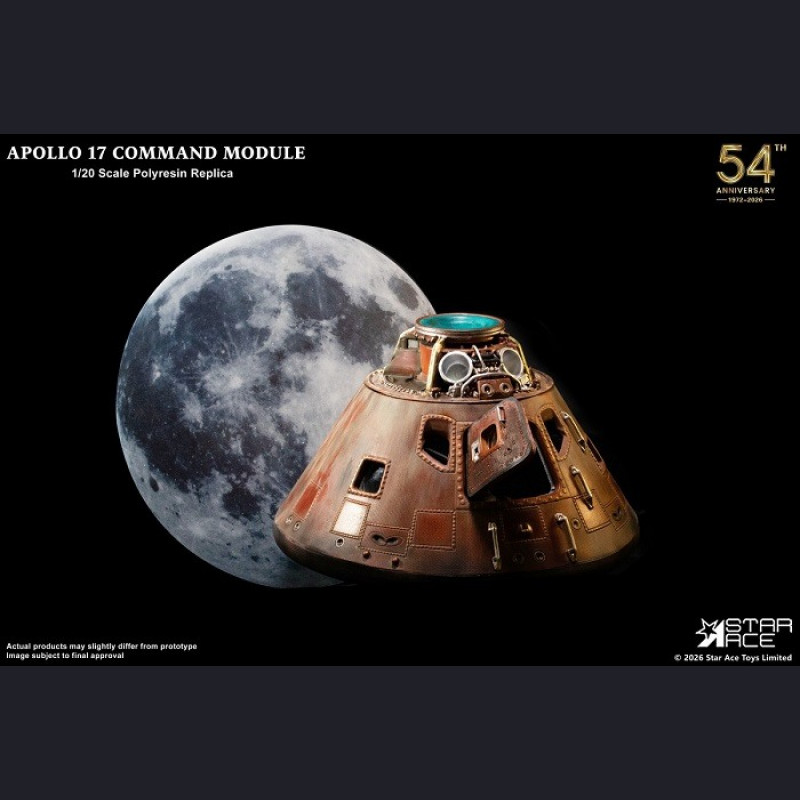 Star Ace Toys - Command Module Model - Apollo 17