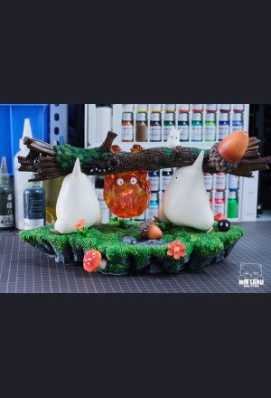 MMLAND STUDIO - Totoro & Calcifer - My Neighbor Totoro & Howl's Moving Castle