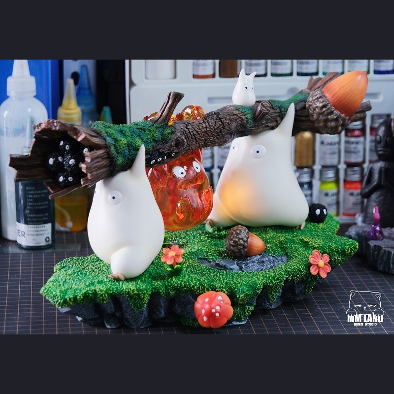 MMLAND STUDIO - Totoro & Calcifer - My Neighbor Totoro & Howl's Moving Castle
