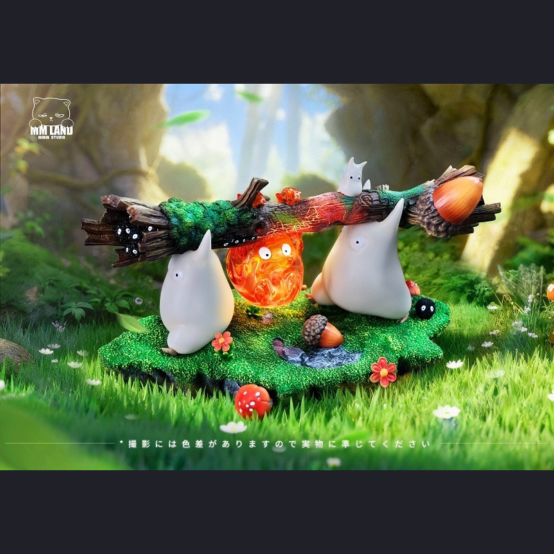 MMLAND STUDIO - Totoro & Calcifer - My Neighbor Totoro & Howl's Moving Castle