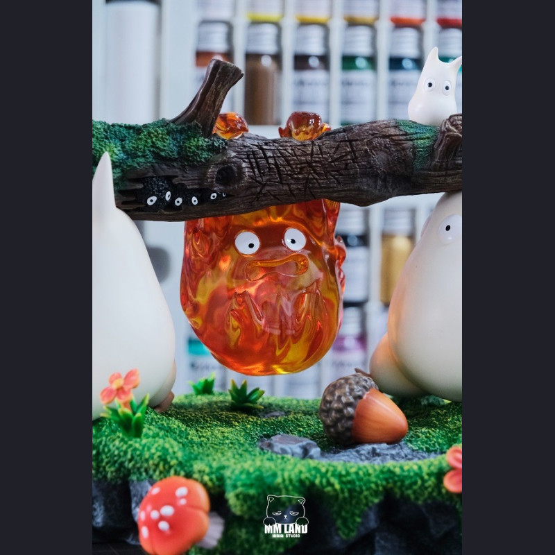 MMLAND STUDIO - Totoro & Calcifer - My Neighbor Totoro & Howl's Moving Castle