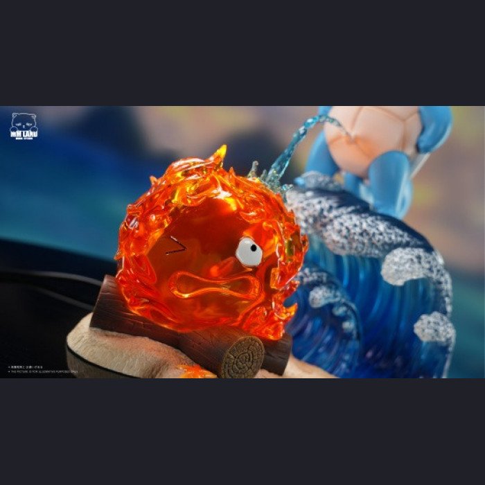 MMLAND STUDIO - Squirtle & Calcifer - Pokémon + Howl's Moving Castle