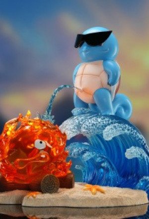MMLAND STUDIO - Squirtle & Calcifer - Pokémon + Howl's Moving Castle