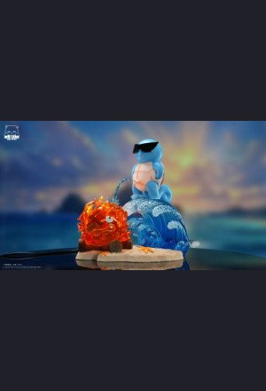 MMLAND STUDIO - Squirtle & Calcifer - Pokémon + Howl's Moving Castle