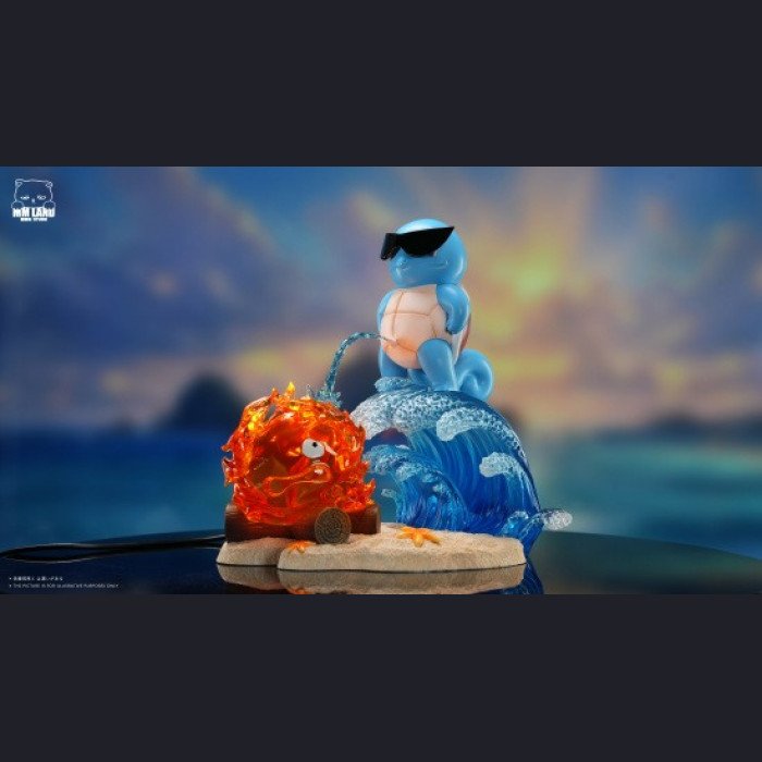 MMLAND STUDIO - Squirtle & Calcifer - Pokémon + Howl's Moving Castle