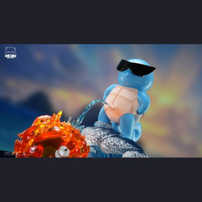 MMLAND STUDIO - Squirtle & Calcifer - Pokémon + Howl's Moving Castle