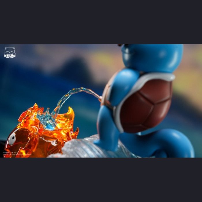 MMLAND STUDIO - Squirtle & Calcifer - Pokémon + Howl's Moving Castle