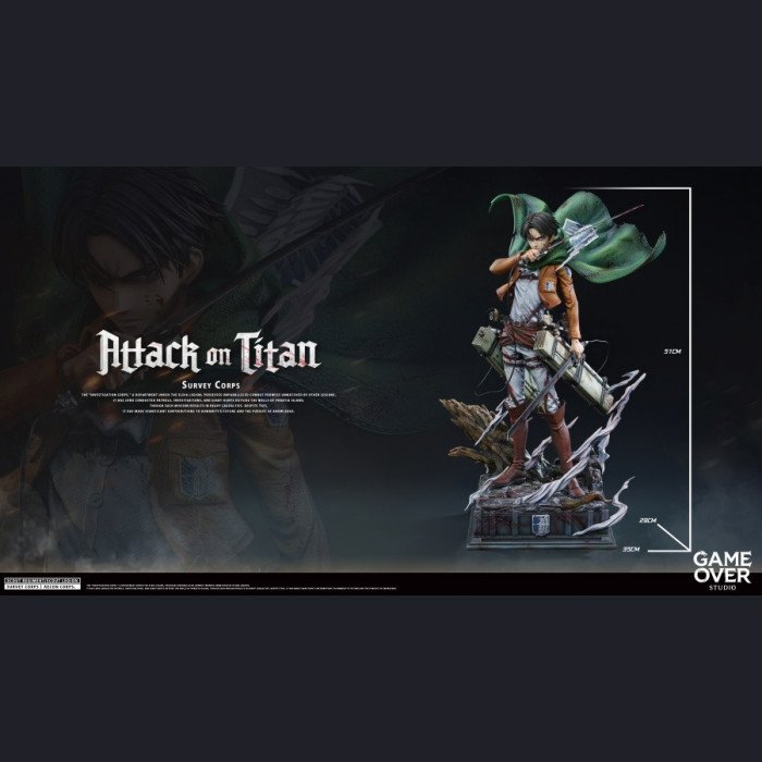 Game Over Studio - Levi Ackerman - Attack on Titan