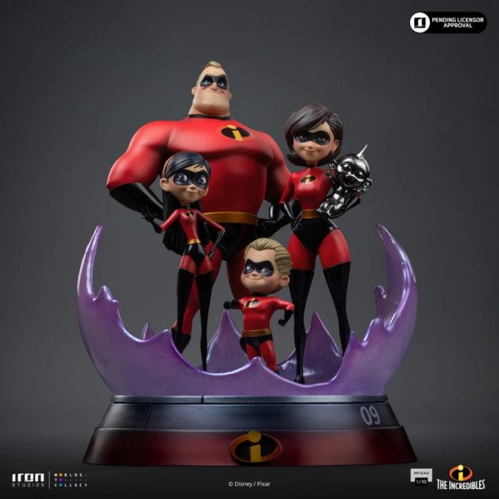 Iron Studios - The Parr Family - The Incredibles
