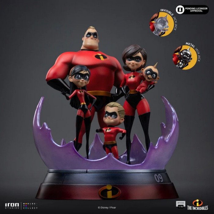Iron Studios - The Parr Family - The Incredibles