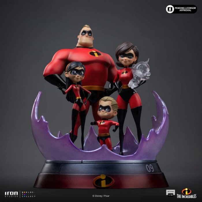 Iron Studios - The Parr Family - The Incredibles